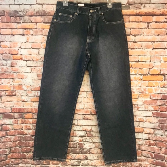 Calvin Klein NWT Straight Leg Dark Wash Jeans - Picture 6 of 7